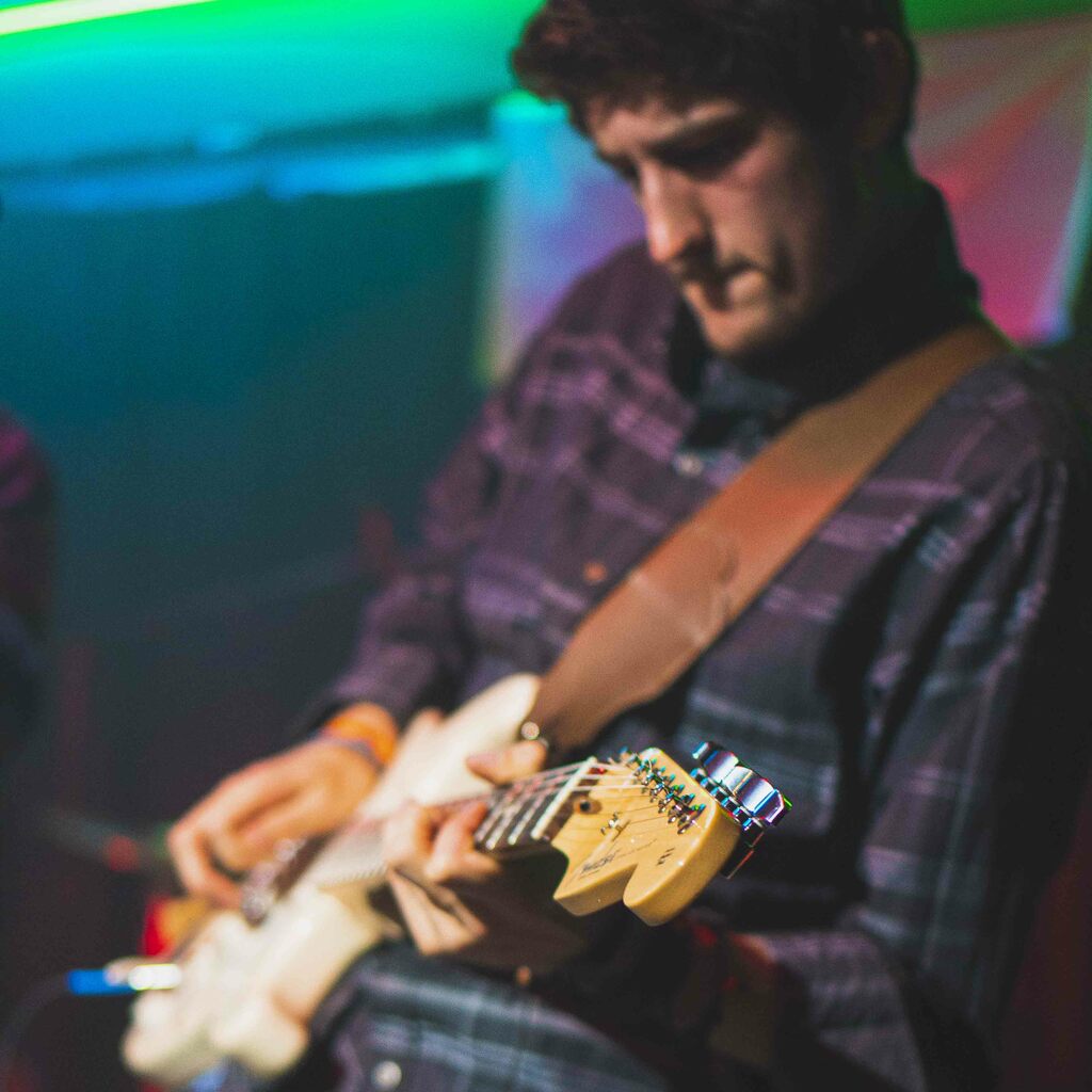 Kyle Horner, guitar, bass and ukulele teacher at the NJ School of Music in Medford